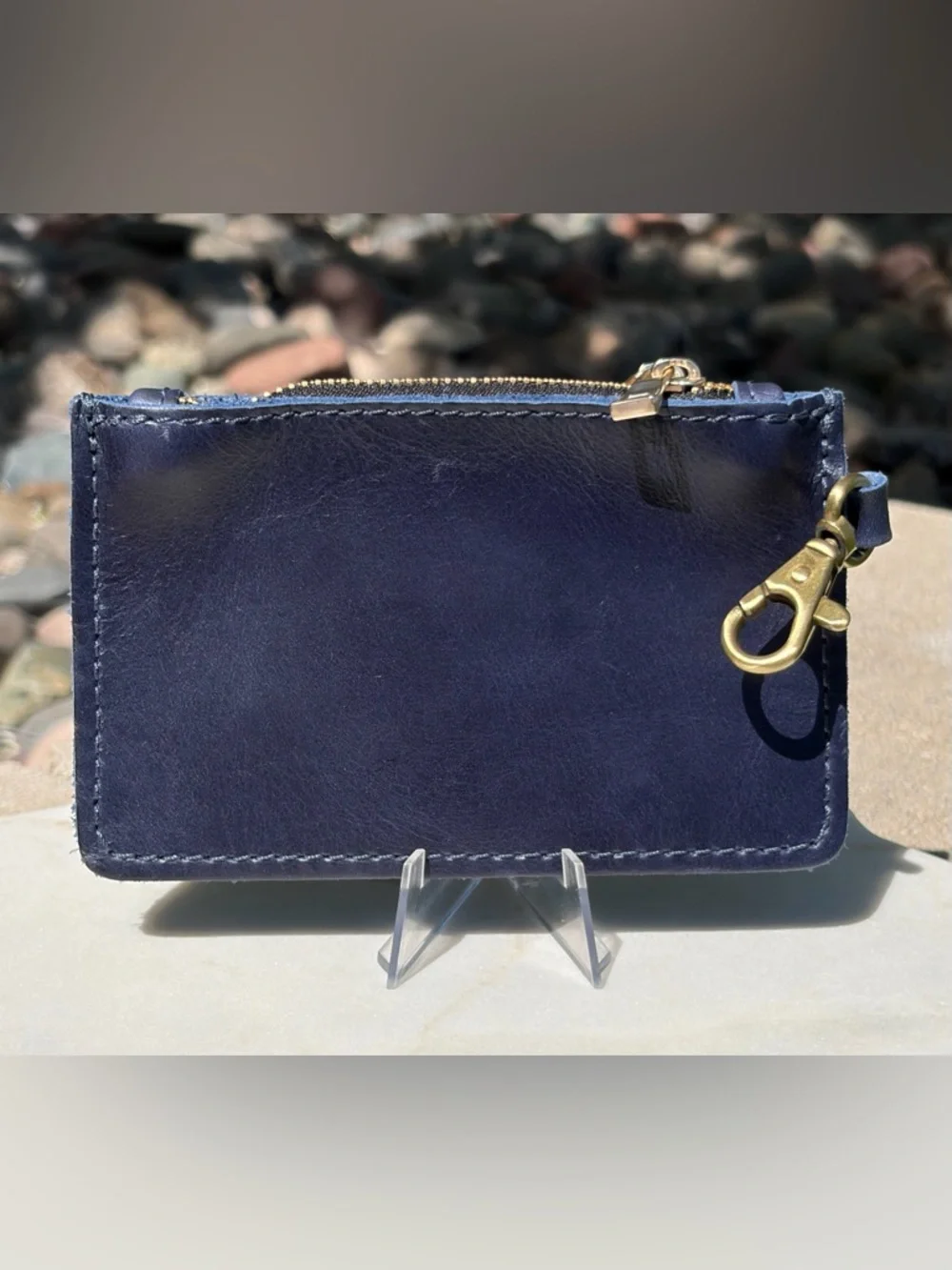 Sabrina Wallet Portland Leather Cowboy Blue NWOT